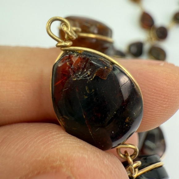 Baltic Amber necklace pools of light necklace - Picture 10 of 12